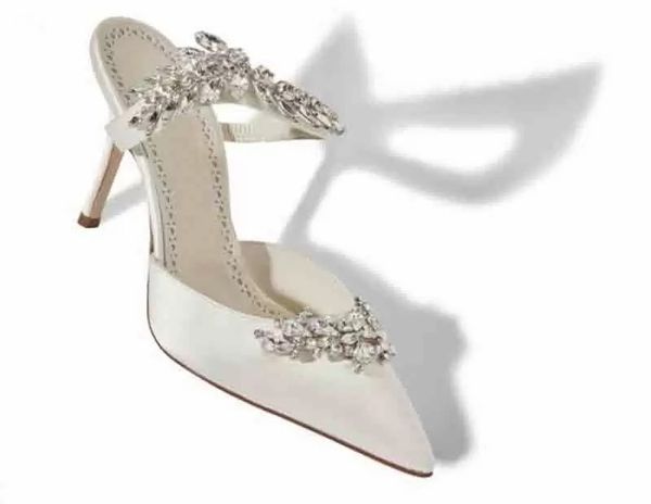 summer crystal-embellished satin mules dress shoes sandals strass high heel shoe blahniks pointed toe party wedding pumps with box, Black
summer crystal-embellished satin mules dress shoes sandals strass high heel shoe blahniks pointed toe party wedding pumps with box, Black