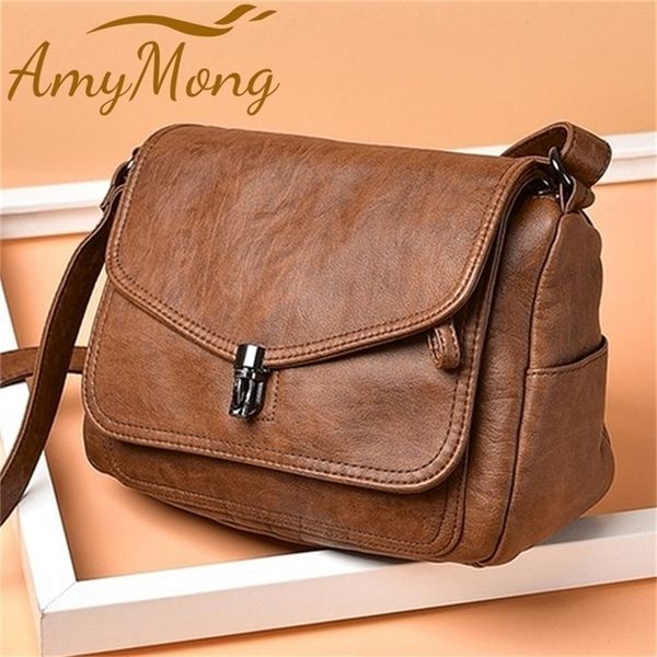 women fashion leather handbag purses female retro shoulder crossbody messenger bag luxury designer sac for ladies 220512
women fashion leather handbag purses female retro shoulder crossbody messenger bag luxury designer sac for ladies 220512