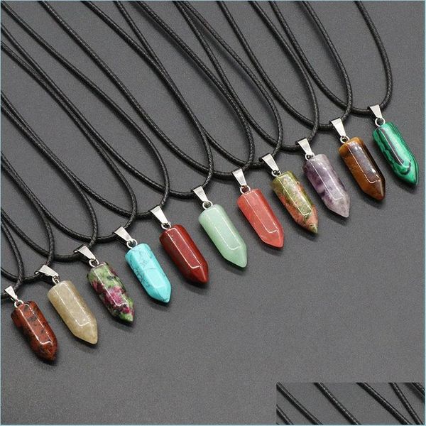 pendant necklaces natural stone crystal charms hexagon column pendant necklaces amethyst tiger eye rose quartz wholesale jewelry for dhgyq, Silver
pendant necklaces natural stone crystal charms hexagon column pendant necklaces amethyst tiger eye rose quartz wholesale jewelry for dhgyq, Silver