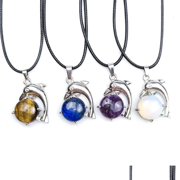 pendant necklaces natural stone pendant crystal necklace dolphin shape round amethyst blur quartz chakra healing jewelry for women 22 dhq7h, Silver
pendant necklaces natural stone pendant crystal necklace dolphin shape round amethyst blur quartz chakra healing jewelry for women 22 dhq7h, Silver