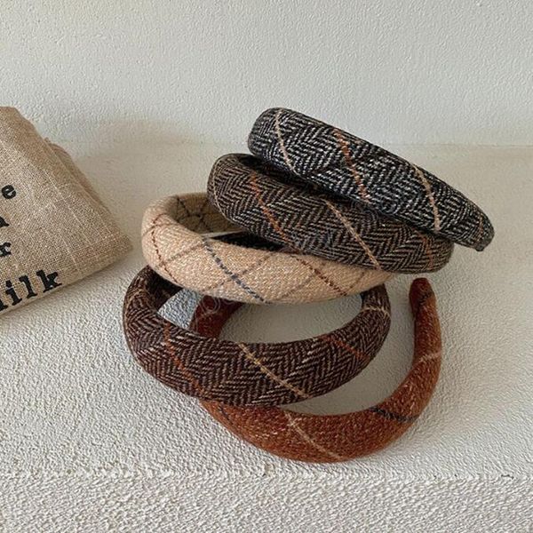 fashion autumn headwear for women cool color hairband grid sponge warm casual headband hair accessories, Slivery;white
fashion autumn headwear for women cool color hairband grid sponge warm casual headband hair accessories, Slivery;white