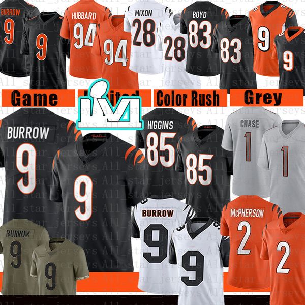 evan mcpherson 9 joe burrow football jersey mens ja'marr chase tee higgins mixon tyler boyd logan wilson mike hilton sam hubbard chris, Black;red
evan mcpherson 9 joe burrow football jersey mens ja'marr chase tee higgins mixon tyler boyd logan wilson mike hilton sam hubbard chris, Black;red