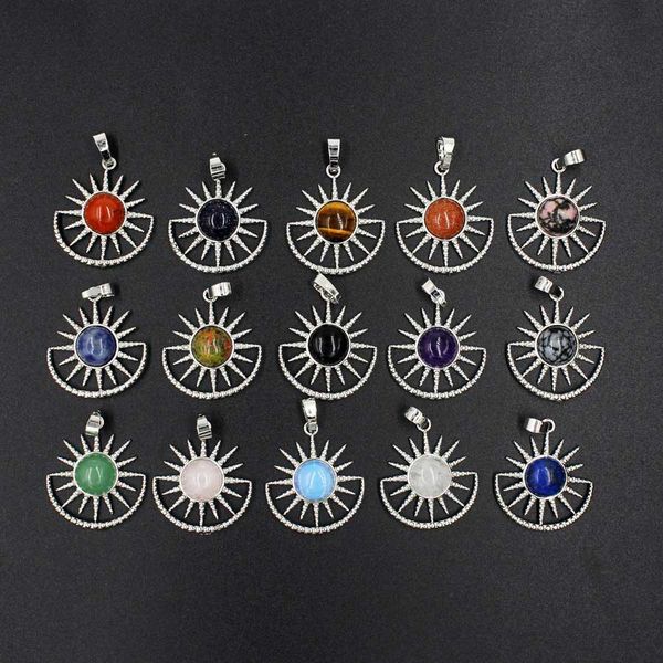 natural gem stone round sun crystal beaded pendant fashion accessories simple hanging wholesale bh015, Silver
natural gem stone round sun crystal beaded pendant fashion accessories simple hanging wholesale bh015, Silver
