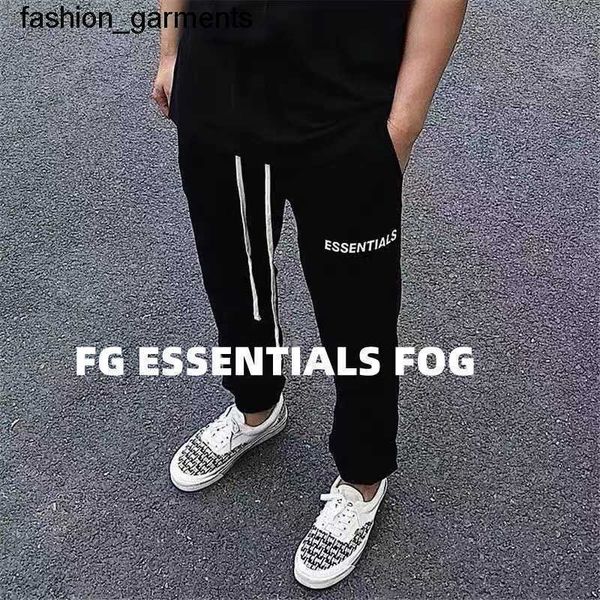 men's pants designer essential sweater men women same style lovers pants spring new reflective printing tie, Black
men's pants designer essential sweater men women same style lovers pants spring new reflective printing tie, Black