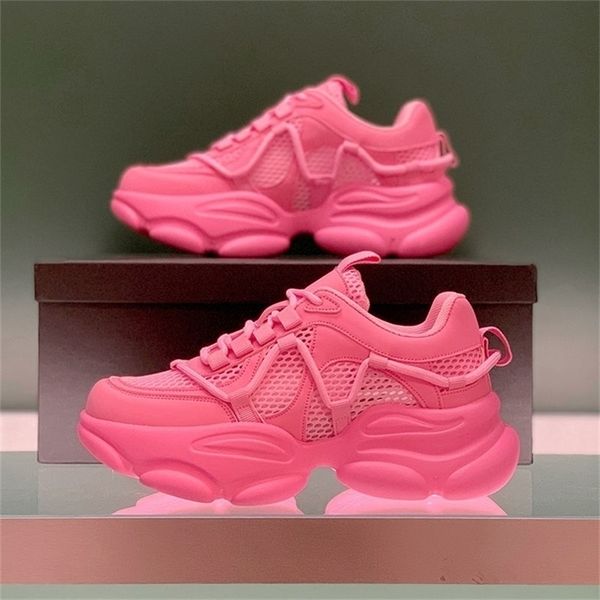 women casual shoes pink color girls sports shoes thick sole platform womens chunky sneakers summer mesh shoes 220623, Black
women casual shoes pink color girls sports shoes thick sole platform womens chunky sneakers summer mesh shoes 220623, Black