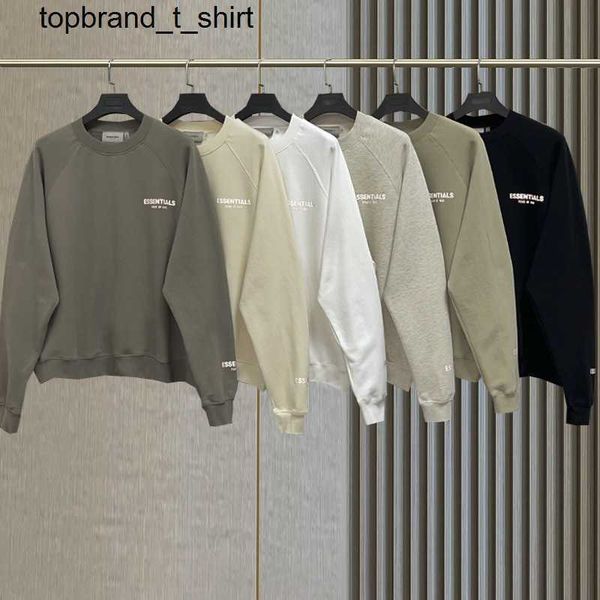men's hoodies designer sweatshirts essential chest letter reflective round neck plush sweater loose hoodie, Black
men's hoodies designer sweatshirts essential chest letter reflective round neck plush sweater loose hoodie, Black