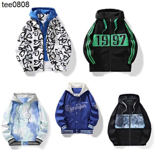 autumn 2022 new men's jacket essentials loose hooded coat sports men's and women's baseball suits fake two piece top, Black;brown
autumn 2022 new men's jacket essentials loose hooded coat sports men's and women's baseball suits fake two piece top, Black;brown
