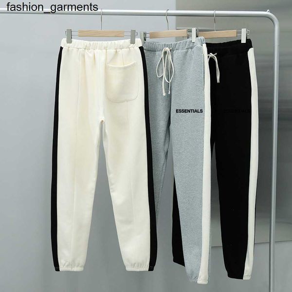 designer essential double thread fashion pants color blocking men's women's sports pants, Black
designer essential double thread fashion pants color blocking men's women's sports pants, Black
