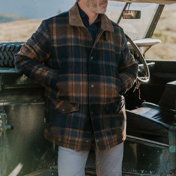 men's jackets autumn and winter men's jacket plaid loose jacket casual turn down collar shirt style jackets large size g221013, Black;brown
men's jackets autumn and winter men's jacket plaid loose jacket casual turn down collar shirt style jackets large size g221013, Black;brown