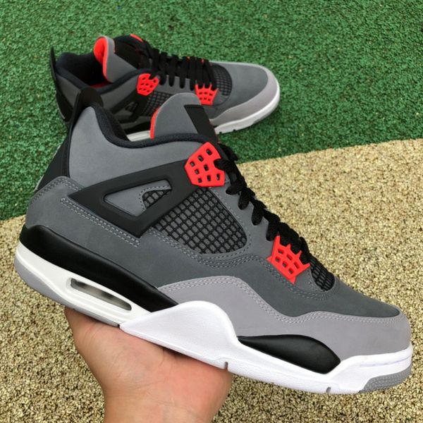 with box 4 4s mens basketball shoes infrared dark grey 2black cement grey high cut men women trainers sports sneakers dh6927-061 quality 5.5
with box 4 4s mens basketball shoes infrared dark grey 2black cement grey high cut men women trainers sports sneakers dh6927-061 quality 5.5