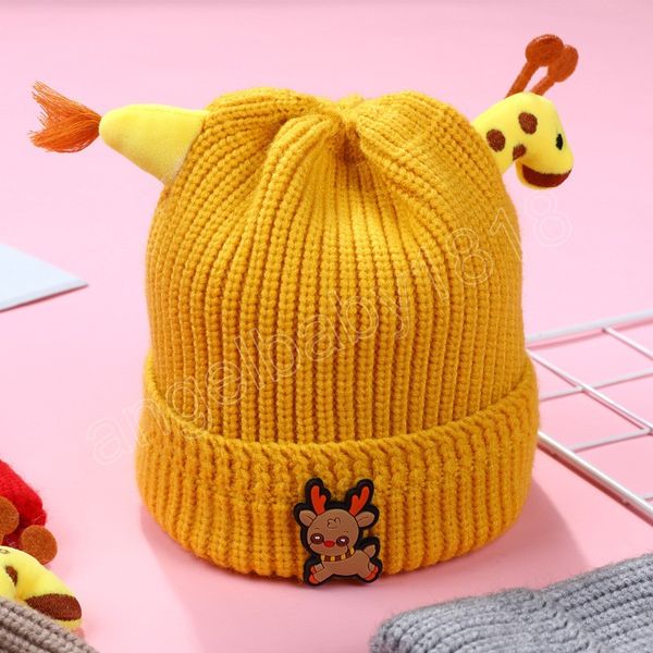 cartoon sika deer baby cap winter christmas knitted kids hat warm infant baby boy girl caps ear protection children beanie bonnet, Yellow
cartoon sika deer baby cap winter christmas knitted kids hat warm infant baby boy girl caps ear protection children beanie bonnet, Yellow