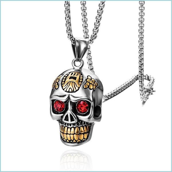 pendant necklaces pendant necklaces punk stainless steel fashionable jewelry sier gothic skeleton necklace diamond eyes gold trendy dhpkh, Silver
pendant necklaces pendant necklaces punk stainless steel fashionable jewelry sier gothic skeleton necklace diamond eyes gold trendy dhpkh, Silver
