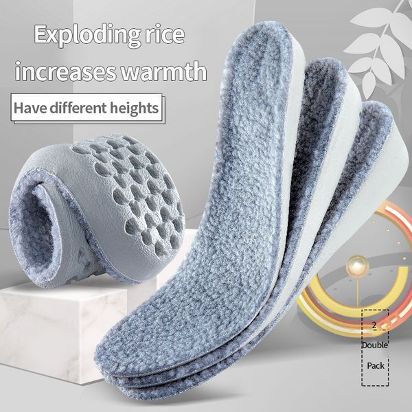 cashmere thermal height increase insoles women thicken soft breathable winter sport shoes insoles insert boots pad sole, Black
cashmere thermal height increase insoles women thicken soft breathable winter sport shoes insoles insert boots pad sole, Black