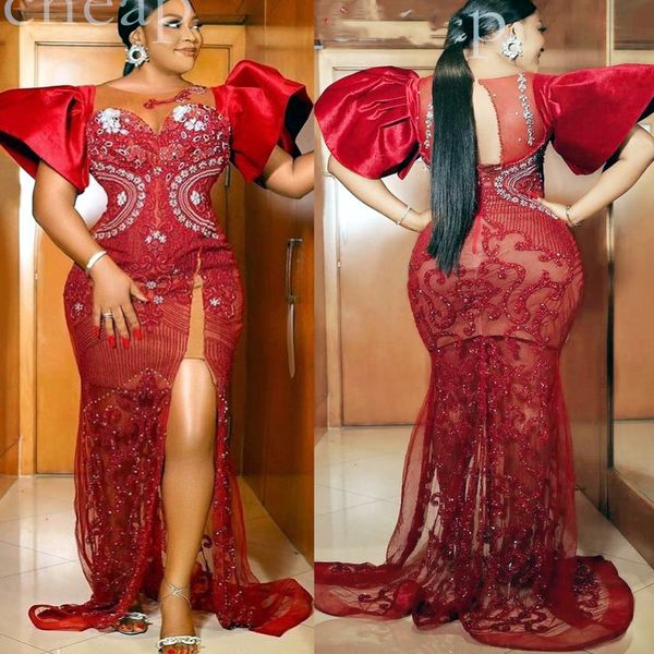 2022 arabic aso ebi mermaid red prom dresses beaded crystals evening formal party second reception birthday engagement gowns dress zj533, Black
2022 arabic aso ebi mermaid red prom dresses beaded crystals evening formal party second reception birthday engagement gowns dress zj533, Black