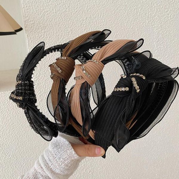 fashion women headband lace mesh big bowknot hairband shining rhinestone headwear hair accessories, Slivery;white
fashion women headband lace mesh big bowknot hairband shining rhinestone headwear hair accessories, Slivery;white