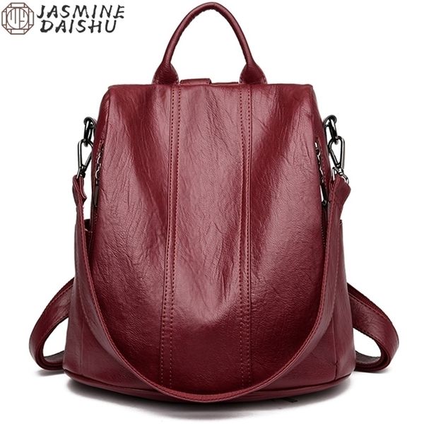 womens waterproof anti theft leather backpack girls shoulder bags multifunctional large capacity travel backpacks mochilas 220815
womens waterproof anti theft leather backpack girls shoulder bags multifunctional large capacity travel backpacks mochilas 220815