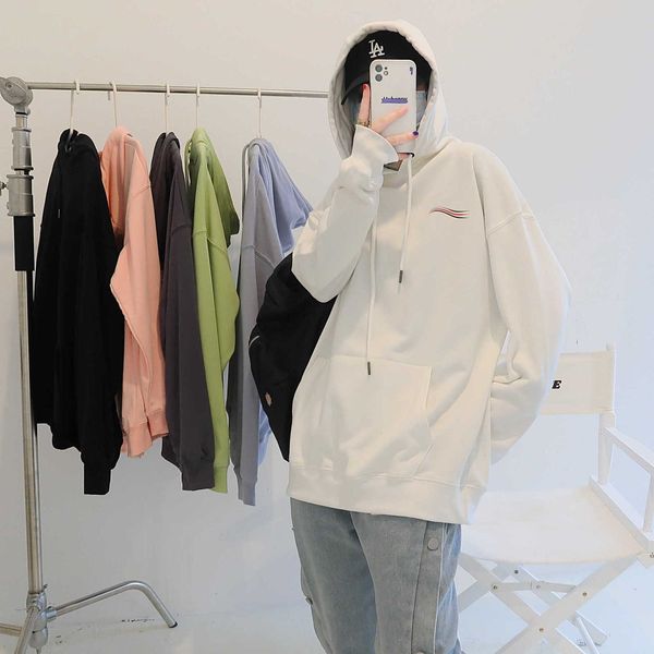 women's hoodies sweatshirts 21ss couple shirt retro sports casual hoodie men and women sweatshirt youth must collar stitching contrast, Black
women's hoodies sweatshirts 21ss couple shirt retro sports casual hoodie men and women sweatshirt youth must collar stitching contrast, Black