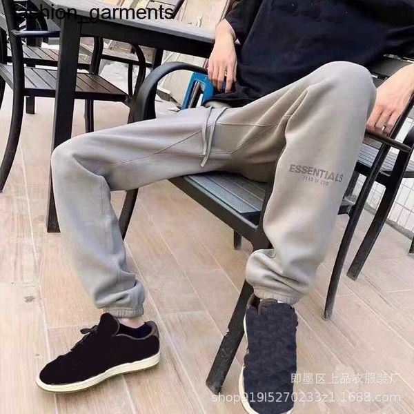 designer men's pants double thread reflective essential plush drawstring sports casual trousers men women, Black
designer men's pants double thread reflective essential plush drawstring sports casual trousers men women, Black