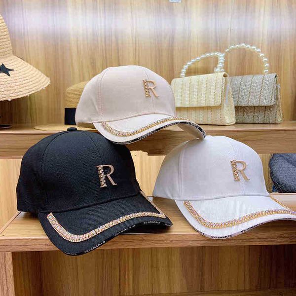 2021 new spring golden letters rhinestone chain leisure lady baseball hat women leisure visors cap g221018, Blue;gray
2021 new spring golden letters rhinestone chain leisure lady baseball hat women leisure visors cap g221018, Blue;gray