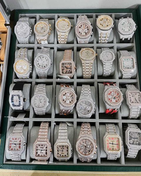 wristwatches d31 luxury mens watch 4130 movement watch for men 3255 montre de luxe mosang stone iced vvs1 gia watch diamond watchs wristwatc, Slivery;brown
wristwatches d31 luxury mens watch 4130 movement watch for men 3255 montre de luxe mosang stone iced vvs1 gia watch diamond watchs wristwatc, Slivery;brown