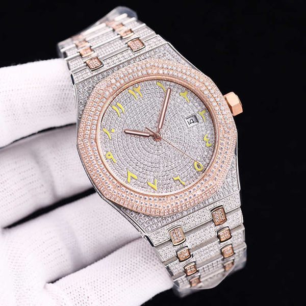 2023wristwatches diamond mens watch automatic mechanical watch 41mm men classic wristwatch life waterproof sapphire stainls steel wris, Slivery;brown
2023wristwatches diamond mens watch automatic mechanical watch 41mm men classic wristwatch life waterproof sapphire stainls steel wris, Slivery;brown