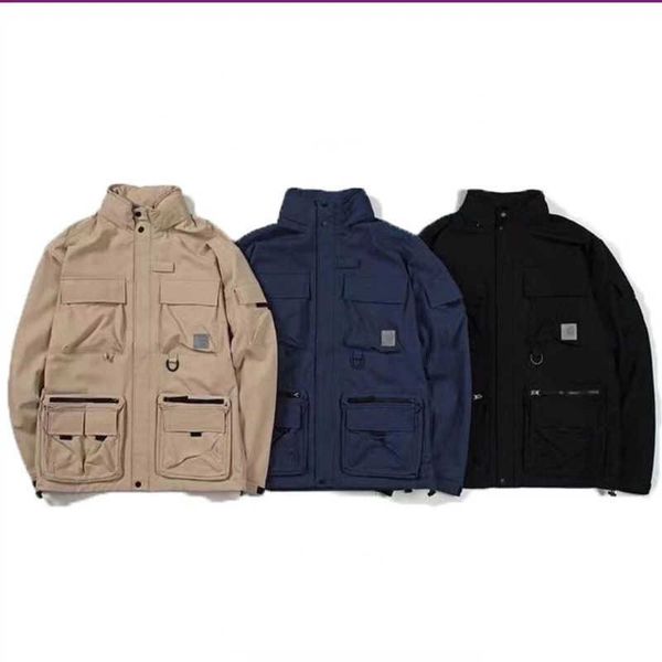 carrar men jacket designer waterproof work jackets women multi pocket sweatshirt cardigan long sleeve coat, Black;brown
carrar men jacket designer waterproof work jackets women multi pocket sweatshirt cardigan long sleeve coat, Black;brown