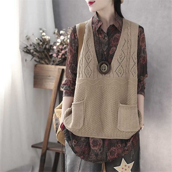 women's sweaters autumn sweater vests womens vhals leisure bags 3xl allematch hollow out elegant retro jumper loose korean style femme, White;black
women's sweaters autumn sweater vests womens vhals leisure bags 3xl allematch hollow out elegant retro jumper loose korean style femme, White;black
