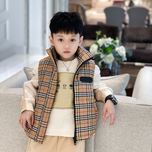 kids designer waistcoat classic plaid fabric inside filled cotton keep warm children outwear, Camo
kids designer waistcoat classic plaid fabric inside filled cotton keep warm children outwear, Camo
