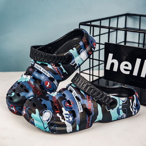 classic slippers sandals beach slippers graffiti camouflage fashion trendy casual comfortable non-slip perforated slippers for men's in, Black
classic slippers sandals beach slippers graffiti camouflage fashion trendy casual comfortable non-slip perforated slippers for men's in, Black