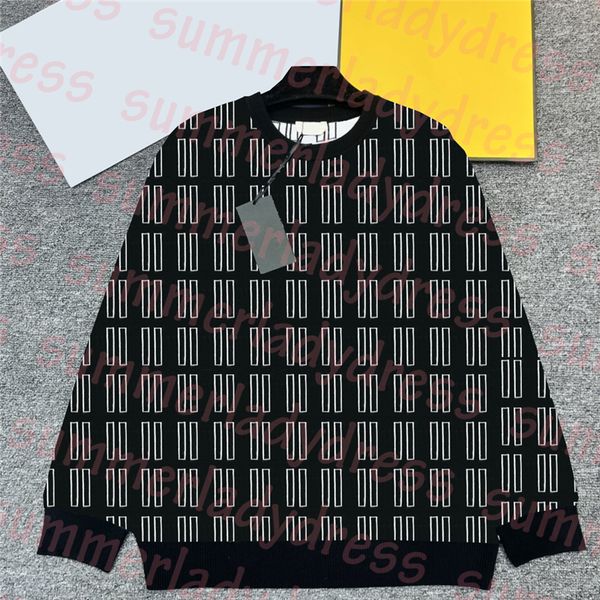 letter print sweater warm cold proof knits round neck knitted long sleeve women designer sweaters, White;black
letter print sweater warm cold proof knits round neck knitted long sleeve women designer sweaters, White;black