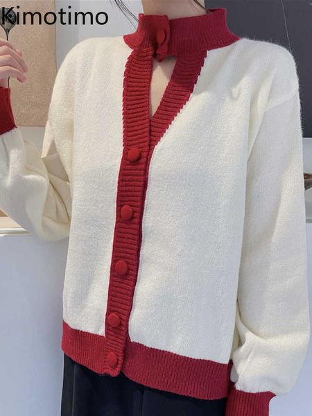 women's sweaters kimotimo autumn winter colorblock sweater women halter hollow design long sleeve knitted vest japanese lazy loose vest, White;black
women's sweaters kimotimo autumn winter colorblock sweater women halter hollow design long sleeve knitted vest japanese lazy loose vest, White;black