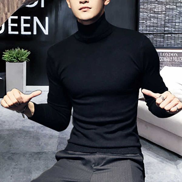 men's sweaters winter new turtlene bla brand knitted pullovers men solid color casual male sweater autumn knitwear g221018, White;black
men's sweaters winter new turtlene bla brand knitted pullovers men solid color casual male sweater autumn knitwear g221018, White;black
