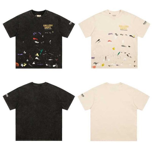 designer gallerydept mens t-shirts american fashion brand dept used washing water handpainted graffiti printing mens and womens casual short, White;black
designer gallerydept mens t-shirts american fashion brand dept used washing water handpainted graffiti printing mens and womens casual short, White;black