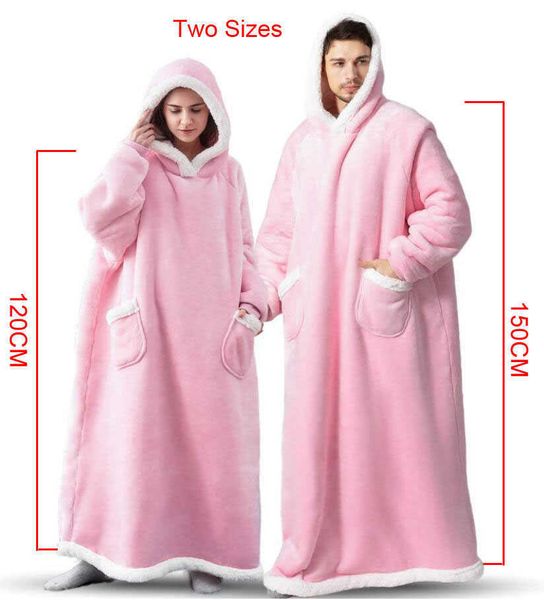 others apparel long winter blanket with sleeves plush fleece wearable sofa hooded blanket soft warm flannel weighted tv blankets hoodie t221, Black;white
others apparel long winter blanket with sleeves plush fleece wearable sofa hooded blanket soft warm flannel weighted tv blankets hoodie t221, Black;white