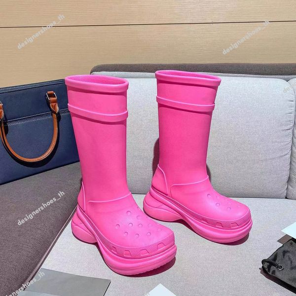 men women rain boots designer croc boot thick bottom non-slip booties rubber platform bootie fashion knight boot jelly color, Black
men women rain boots designer croc boot thick bottom non-slip booties rubber platform bootie fashion knight boot jelly color, Black