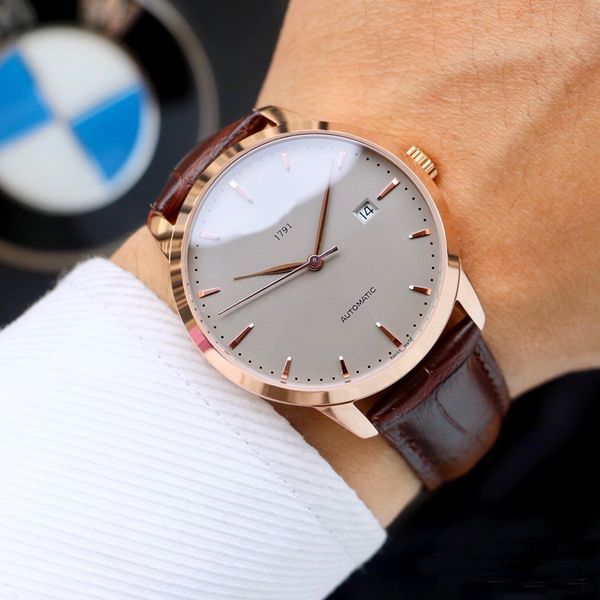 men's watch bk6a watch 1996 series 8215 automatic mechanism movement diameter 40mm 316 fine steel wristwatches, Slivery;brown
men's watch bk6a watch 1996 series 8215 automatic mechanism movement diameter 40mm 316 fine steel wristwatches, Slivery;brown