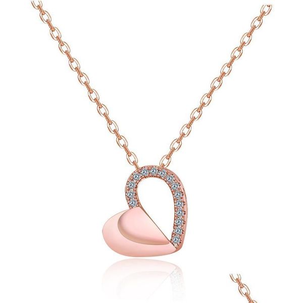 pendant necklaces summer style rose gold color crystal double heart pendant luxury jewelry love necklaces valentines day wedding drop dhcom, Silver
pendant necklaces summer style rose gold color crystal double heart pendant luxury jewelry love necklaces valentines day wedding drop dhcom, Silver