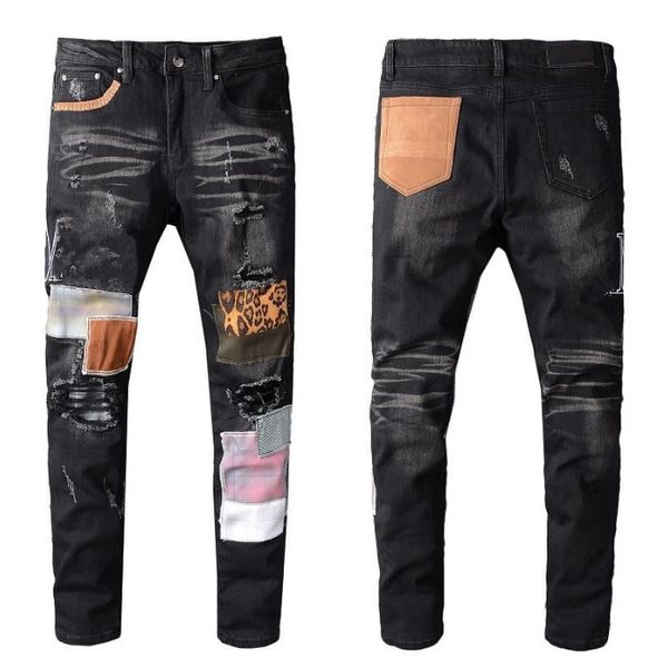 mens jeans rips stretch black denim jean fashion distressed ripped biker slim fit motorcycle zipper distress pants panelled hip hop size 28-, Blue
mens jeans rips stretch black denim jean fashion distressed ripped biker slim fit motorcycle zipper distress pants panelled hip hop size 28-, Blue