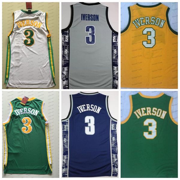ncaa 3 allen iverson basketball jersey georgetown hoyas green white bethel high school college mens jerseys stitched, Black
ncaa 3 allen iverson basketball jersey georgetown hoyas green white bethel high school college mens jerseys stitched, Black