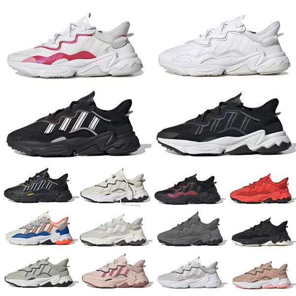trace cargo leather ozweego mens running shoes triple cloud white multi pale nude taped seams men women trainers sports sneakers hi-res red, Black
trace cargo leather ozweego mens running shoes triple cloud white multi pale nude taped seams men women trainers sports sneakers hi-res red, Black