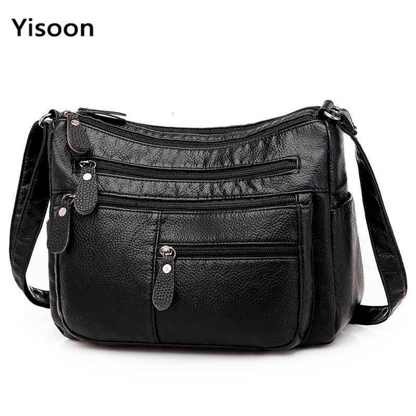 evening bag washed soft pu leather shoulder casual crossbody for women multi-pocket handbag female messenger s q1230
evening bag washed soft pu leather shoulder casual crossbody for women multi-pocket handbag female messenger s q1230