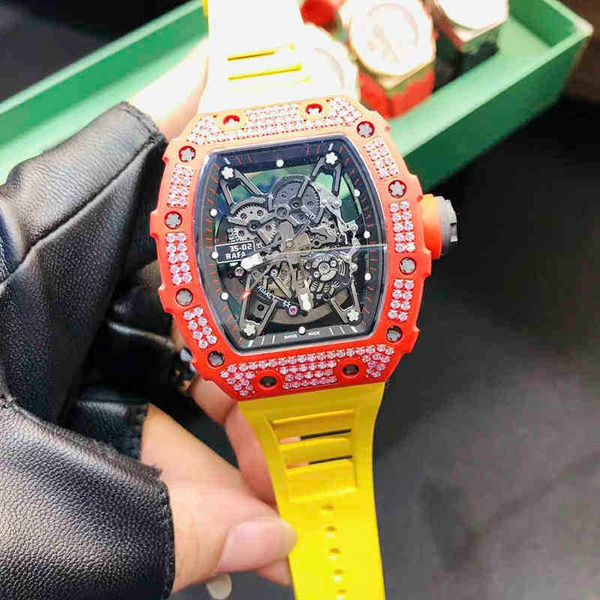richa millers wristwatches 35-02 automatic machine luxury watch drill case gmt clock reloj alloy skeleton tourbillon fashion mens watches
richa millers wristwatches 35-02 automatic machine luxury watch drill case gmt clock reloj alloy skeleton tourbillon fashion mens watches