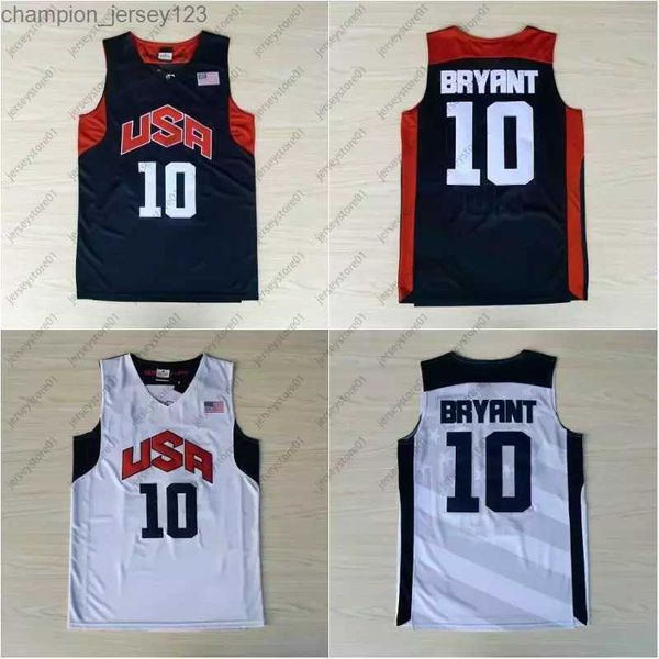 college basketball wears stitched 10 bryant basketball jersey mens usa dream team jersey stitched blue white short sleeve shirt s, Black
college basketball wears stitched 10 bryant basketball jersey mens usa dream team jersey stitched blue white short sleeve shirt s, Black