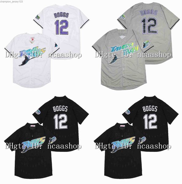 college baseball wears vintage devil rays baseball jersey 12 wade boggs 33 jose canseco 3 evan longoria 5 wander franco 29 fred mcgriff tony, Black
college baseball wears vintage devil rays baseball jersey 12 wade boggs 33 jose canseco 3 evan longoria 5 wander franco 29 fred mcgriff tony, Black