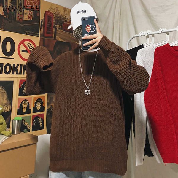 men's sweaters solid loose pullovers men retro classic minimalist oversize couples winter basic all-match streetwear casual stylish g22, White;black
men's sweaters solid loose pullovers men retro classic minimalist oversize couples winter basic all-match streetwear casual stylish g22, White;black