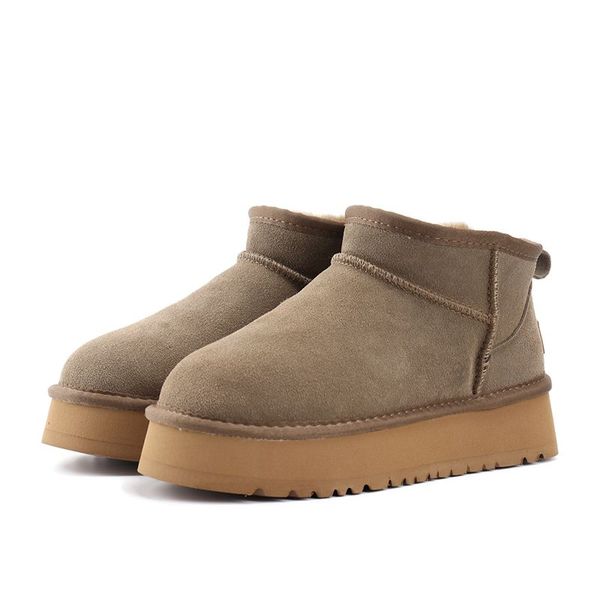 ultra mini platform boot designer women winter ankle australia classic fashion snow boots thick bottom real leather casual shoes warm fluffy, Black
ultra mini platform boot designer women winter ankle australia classic fashion snow boots thick bottom real leather casual shoes warm fluffy, Black