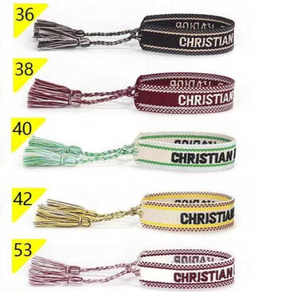 women's luxury bracelets fashion brand bangle d designer jewelry embroidered word bracelet letter rope woven tassel simple trinket men, Black
women's luxury bracelets fashion brand bangle d designer jewelry embroidered word bracelet letter rope woven tassel simple trinket men, Black