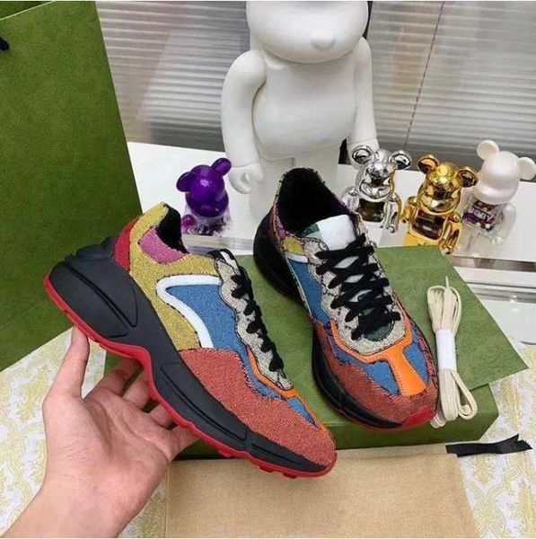 designer shoes rhyton sneakers beige men women trainers vintage luxury chaussures ladies shoe designers sneaker big size, Black
designer shoes rhyton sneakers beige men women trainers vintage luxury chaussures ladies shoe designers sneaker big size, Black