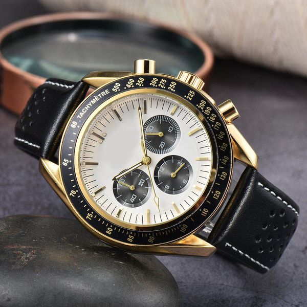men's luxury brand quartz watch business leisure multi-function three eye six needle waterproof watch leather watches, Slivery;brown
men's luxury brand quartz watch business leisure multi-function three eye six needle waterproof watch leather watches, Slivery;brown