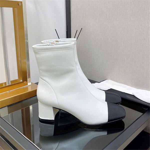 classic fashion match color square boot side zipper heel ankle boots contracted temperament women shoes22, Black
classic fashion match color square boot side zipper heel ankle boots contracted temperament women shoes22, Black
